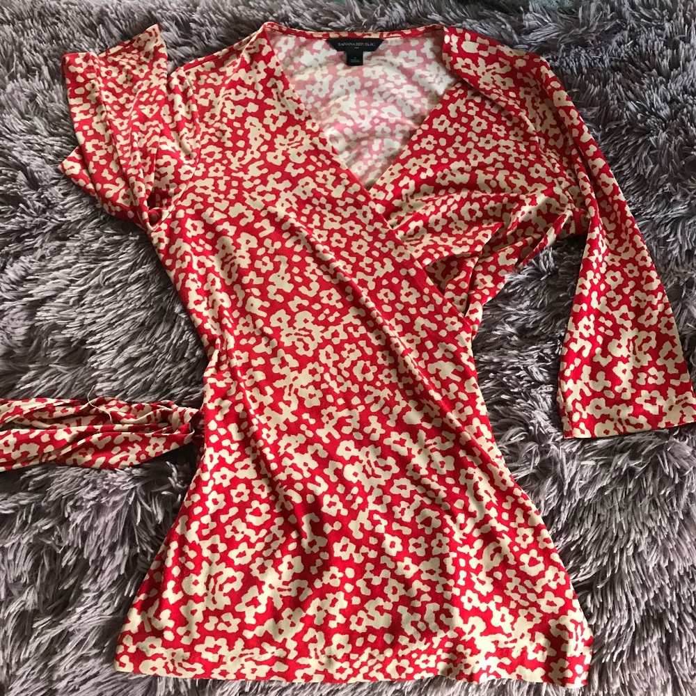 BANANA REPUBLIC Cross Tie Top
